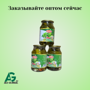 ОГУРЦЫ КОНСЕРВИРОВАННЫЕ 1 Lt